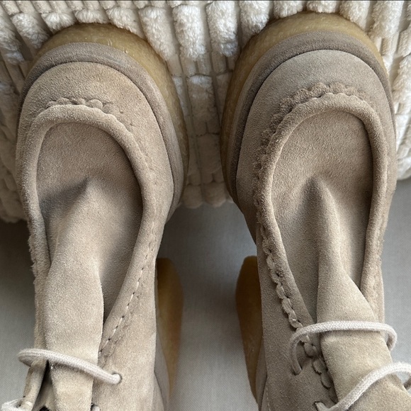 Chloé Jamie Suede Platform Lace-Up Booties - Picture 10 of 15